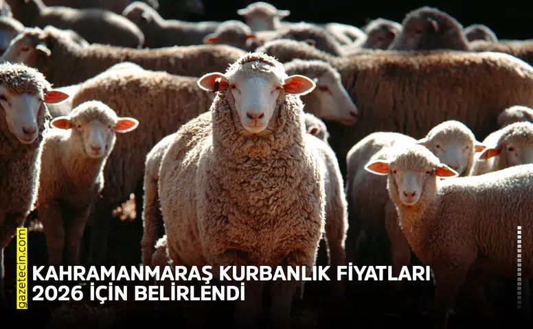 Kahramanmaraş kurbanlık fiyatları 2026 için belirlendi