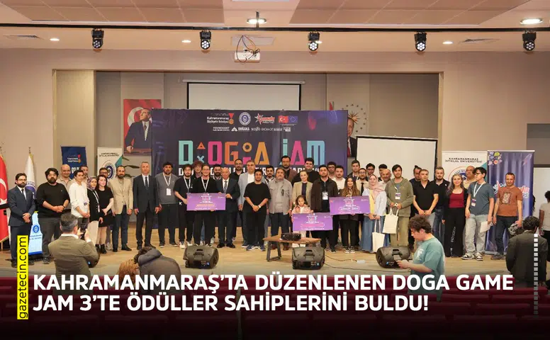 Kahramanmaraş’ta düzenlenen DOGA GAME JAM 3’te ödüller sahiplerini buldu!