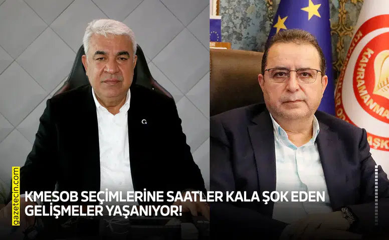 KMESOB seçimlerine saatler kala şok eden gelişmeler yaşanıyor!