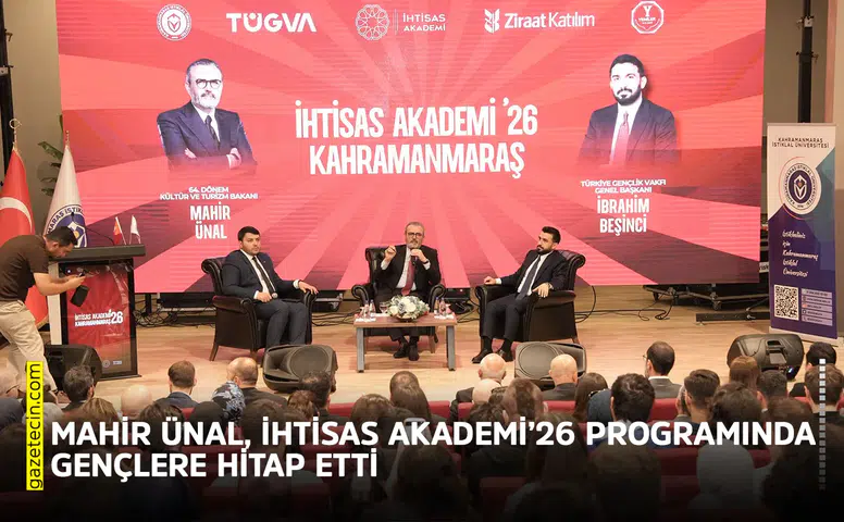 Mahir Ünal, İhtisas Akademi’26 programında gençlere hitap etti