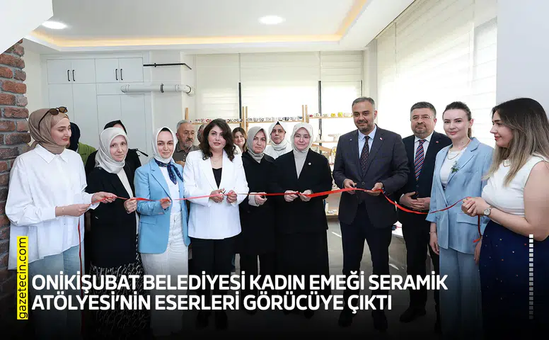 Onikişubat Belediyesi Kadın Emeği Seramik Atölyesi’nin eserleri görücüye çıktı