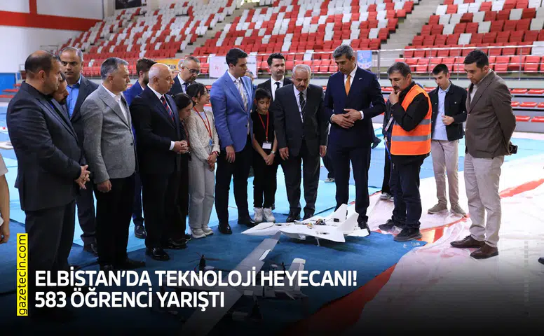 Elbistan’da teknoloji heyecanı! 583 öğrenci yarıştı