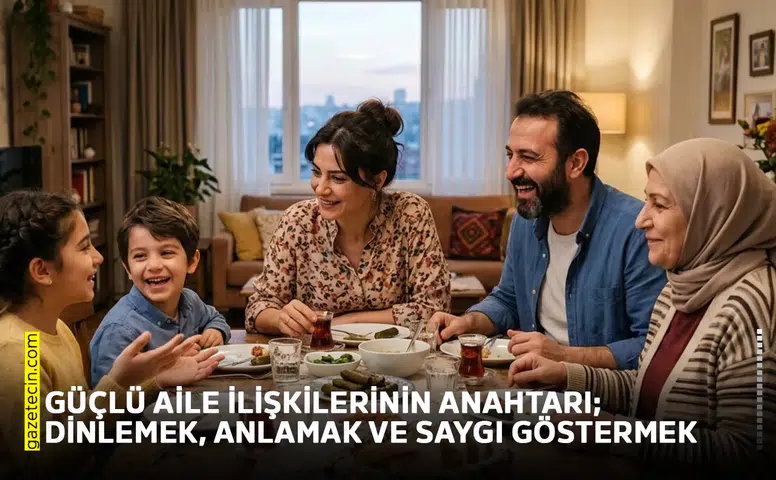 Güçlü aile ilişkilerinin anahtarı; Dinlemek, anlamak ve saygı göstermek