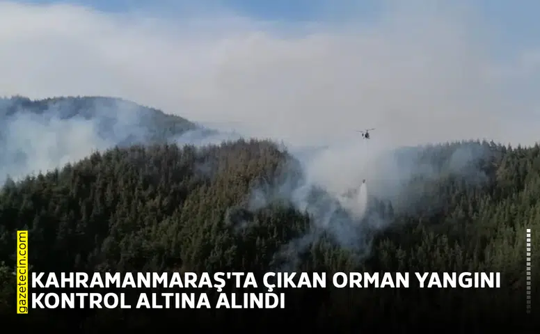 Kahramanmaraş'ta çıkan orman yangını kontrol altına alındı