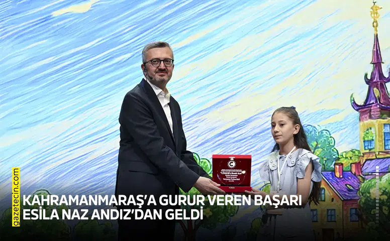 Kahramanmaraş’a gurur veren başarı Esila Naz Andız’dan geldi