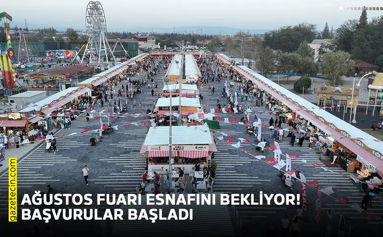 Ağustos Fuarı esnafını bekliyor! Başvurular başladı