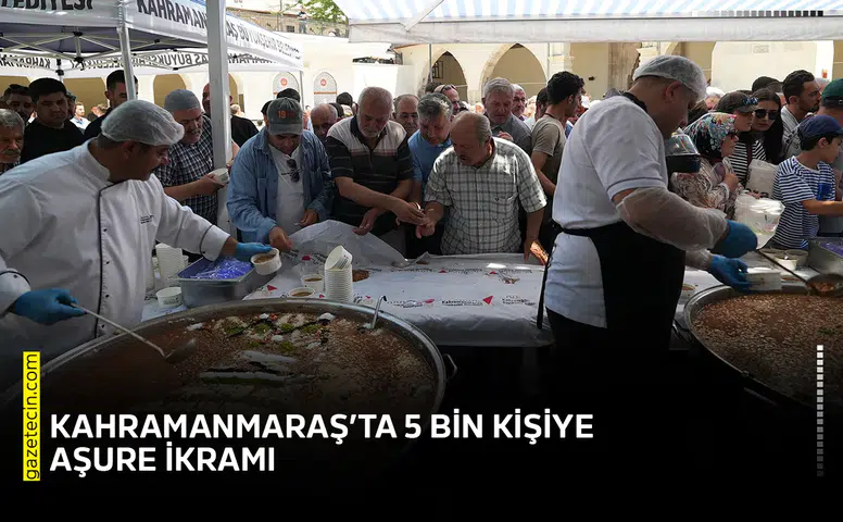 Kahramanmaraş’ta 5 bin kişiye aşure ikramı