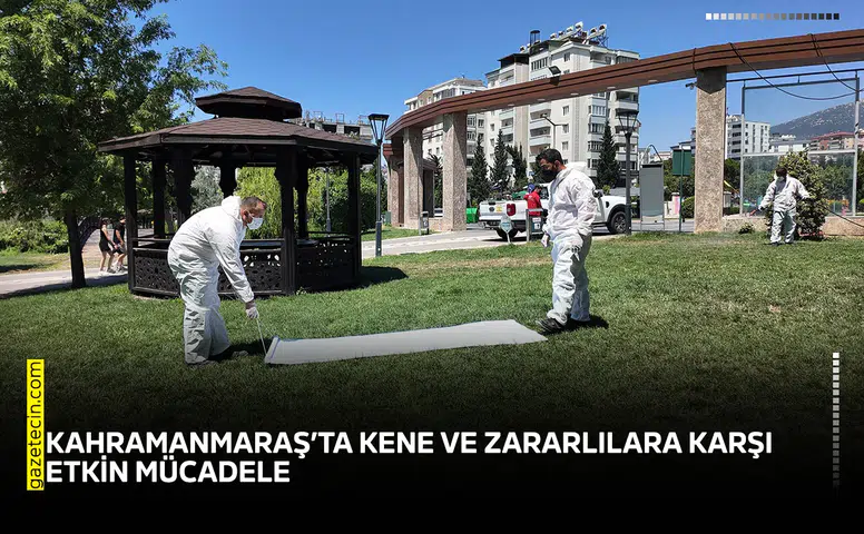 Kahramanmaraş’ta kene ve zararlılara karşı etkin mücadele