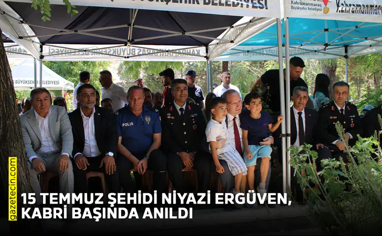 15 Temmuz şehidi Niyazi Ergüven, kabri başında anıldı
