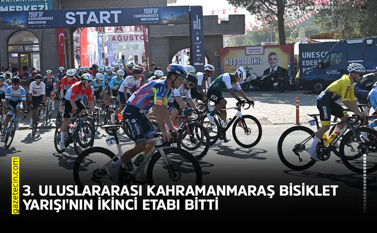 3. Uluslararası Kahramanmaraş Bisiklet Yarışı'nın ikinci etabı bitti