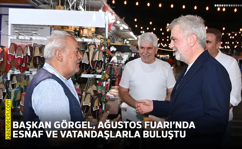 Başkan Görgel, Ağustos Fuarı’nda esnaf ve vatandaşlarla buluştu
