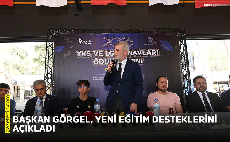 Başkan Görgel, yeni eğitim desteklerini açıkladı