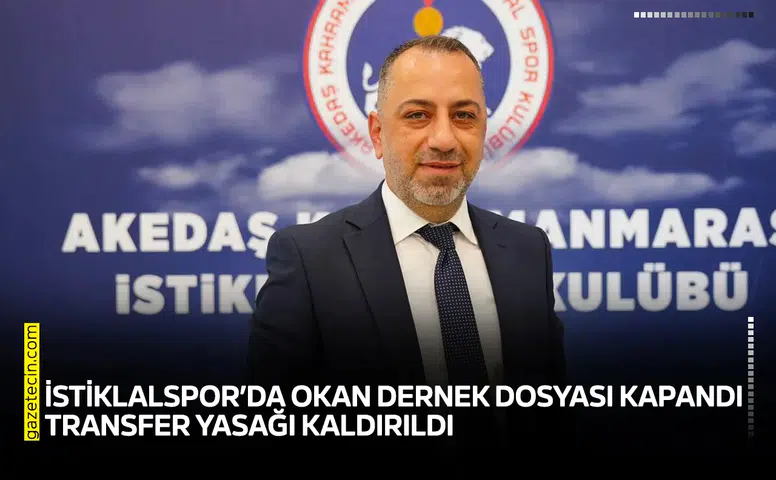 İstiklalspor’da Okan Dernek dosyası kapandı, transfer yasağı kaldırıldı