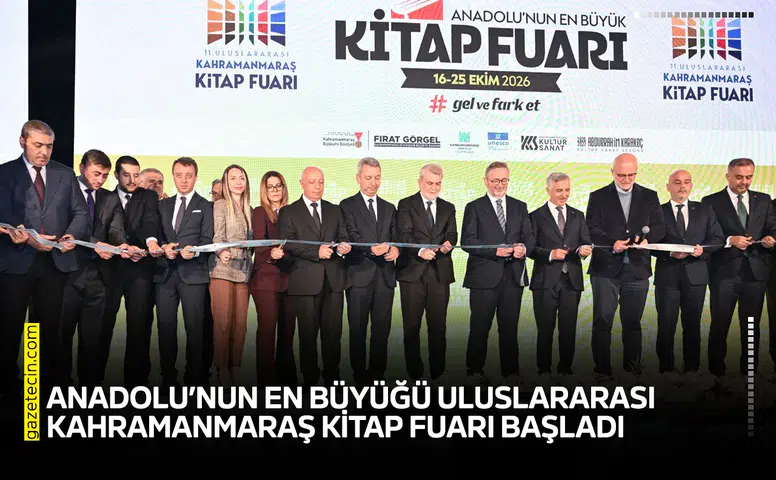 Anadolu’nun en büyüğü Uluslararası Kahramanmaraş Kitap Fuarı başladı