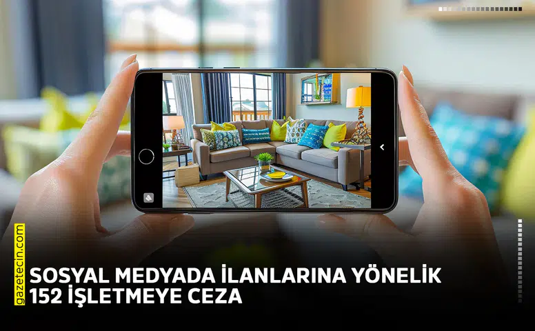 Sosyal medyada ilanlarına yönelik 152 işletmeye ceza
