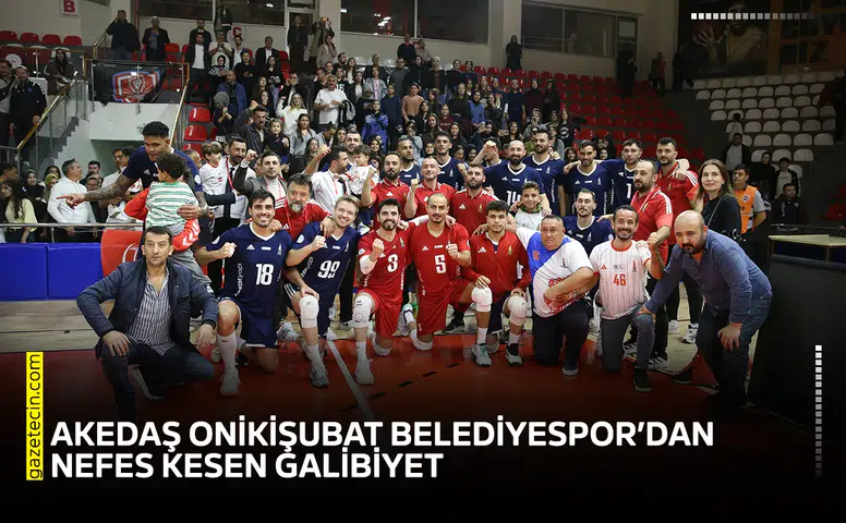 AKEDAŞ Onikişubat Belediyespor’dan nefes kesen galibiyet