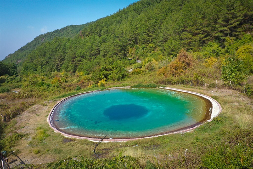 Nazar boncuğu görünümlü yangın göleti 5
