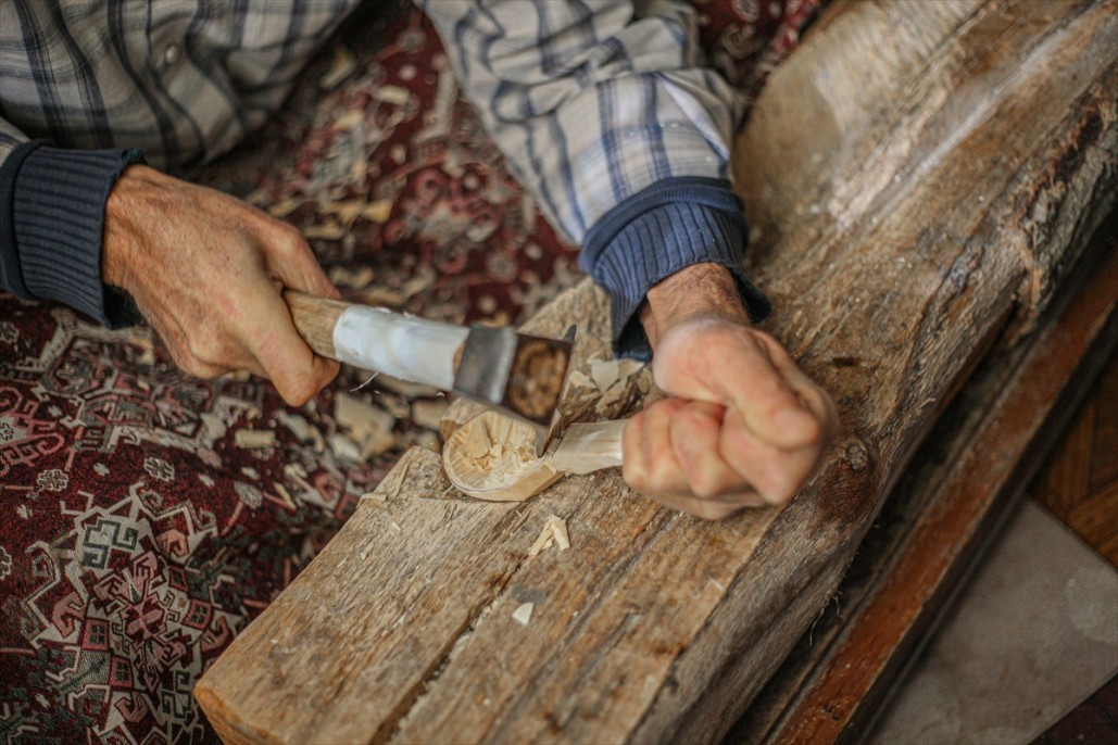 Tahta kaşık zanaatı 9