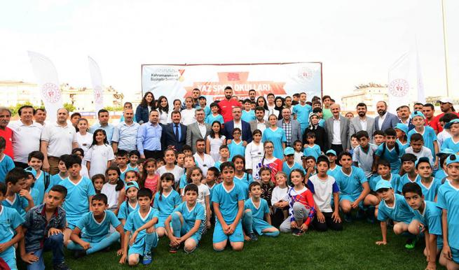 Yaz spor okulu Kahramanmaraş’ta başladı! 22