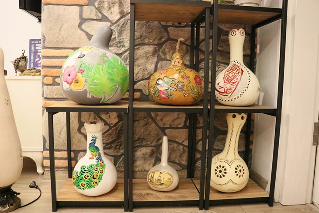 Su kabağından süs eşyaları 11