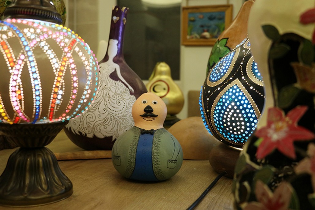 Su kabağından süs eşyaları 12