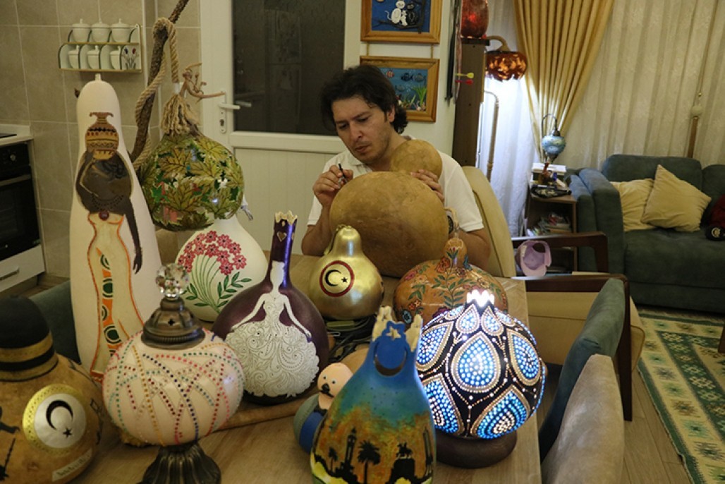 Su kabağından süs eşyaları 13