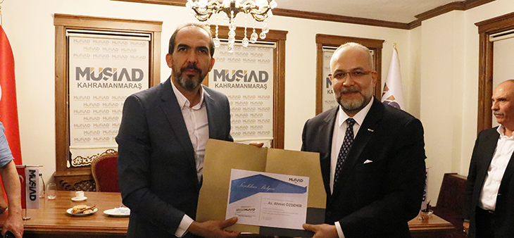 MÜSİAD üye istişare toplantısının konuğu Milletvekili Özdemir oldu