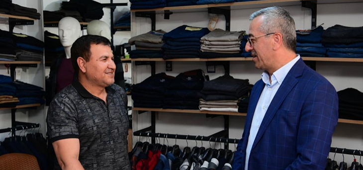 Geçici iş yerleri esnafa umut oldu