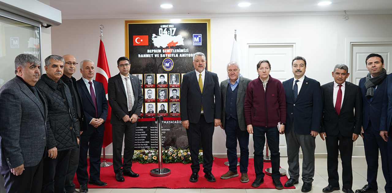 KMSMMMO'da 6 Şubat deprem şehitleri anıldı